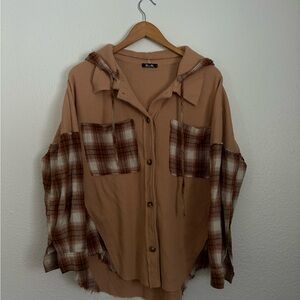 Miss Me flannel shacket